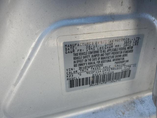 Photo 11 VIN: 3N1AB7AP8FY326293 - NISSAN SENTRA 