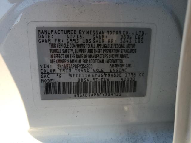 Photo 11 VIN: 3N1AB7AP8FY354935 - NISSAN SENTRA S 