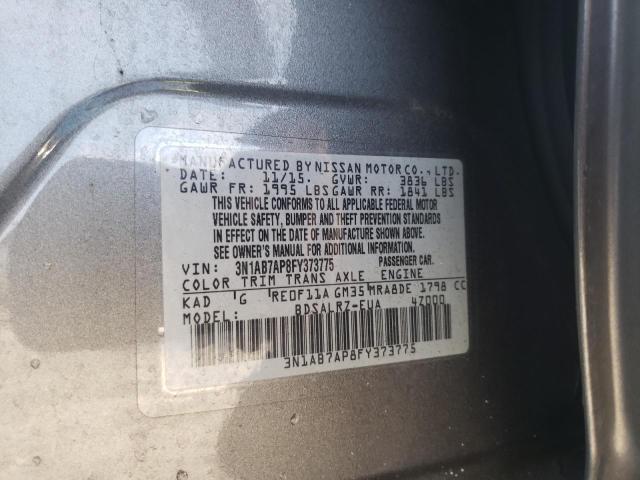 Photo 11 VIN: 3N1AB7AP8FY373775 - NISSAN SENTRA 