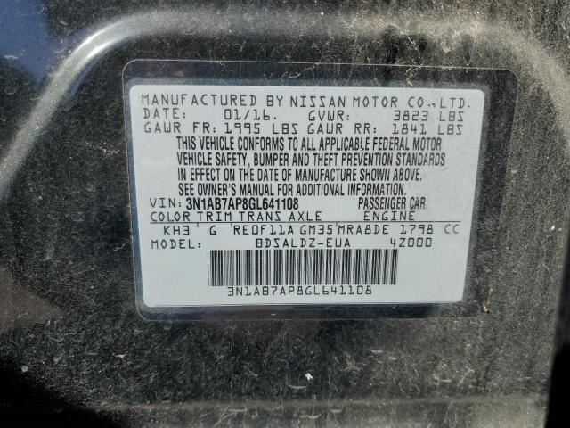 Photo 11 VIN: 3N1AB7AP8GL641108 - NISSAN SENTRA S 