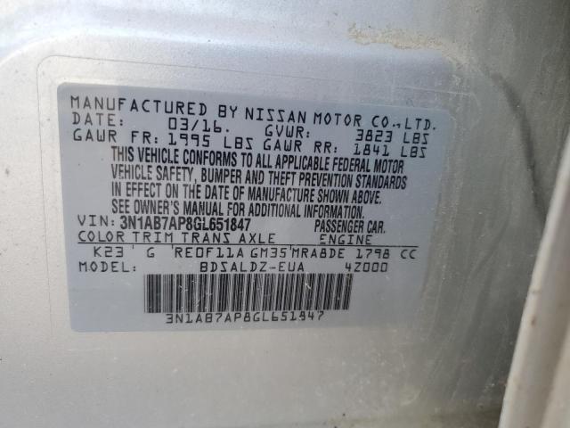 Photo 11 VIN: 3N1AB7AP8GL651847 - NISSAN SENTRA 