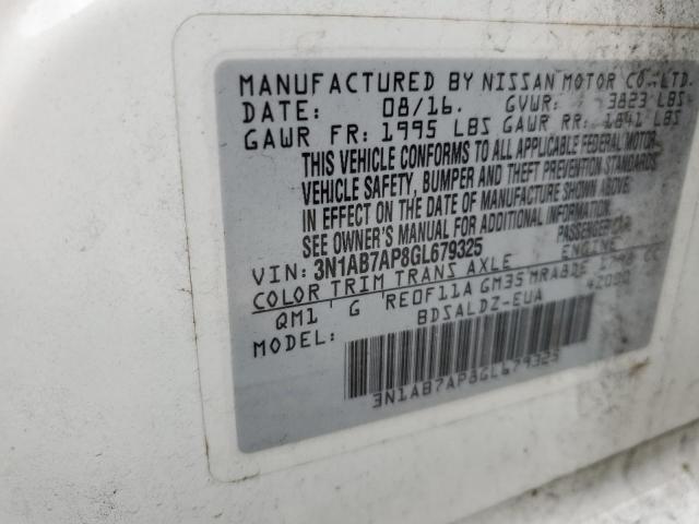 Photo 11 VIN: 3N1AB7AP8GL679325 - NISSAN SENTRA 