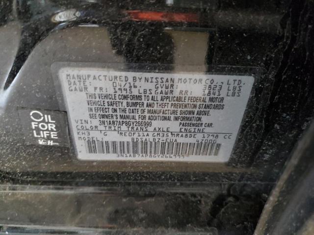 Photo 12 VIN: 3N1AB7AP8GY266999 - NISSAN SENTRA S 