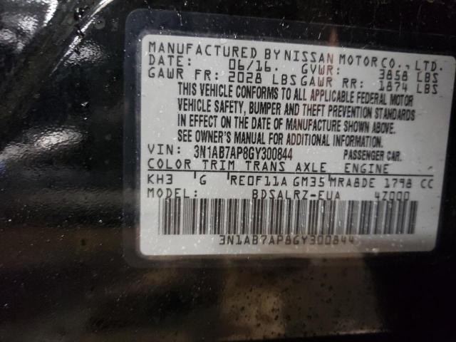 Photo 11 VIN: 3N1AB7AP8GY300844 - NISSAN SENTRA SR 