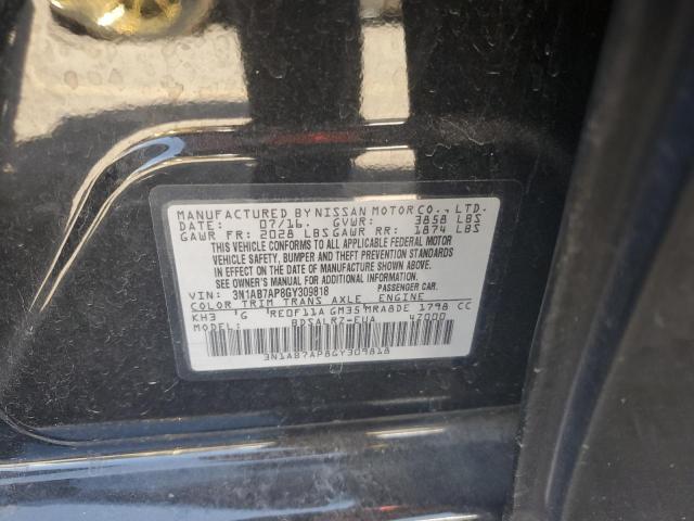 Photo 11 VIN: 3N1AB7AP8GY309818 - NISSAN SENTRA S 