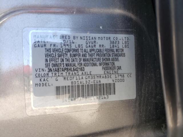 Photo 11 VIN: 3N1AB7AP8HL642163 - NISSAN SENTRA 