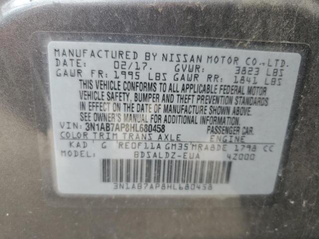 Photo 11 VIN: 3N1AB7AP8HL680458 - NISSAN SENTRA 