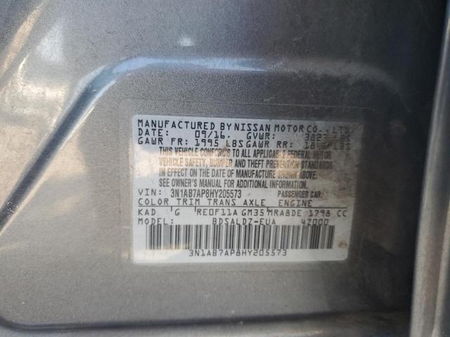 Photo 11 VIN: 3N1AB7AP8HY205573 - NISSAN SENTRA 