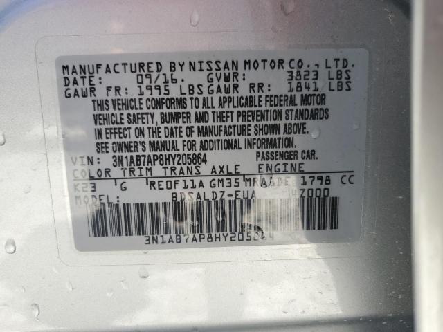 Photo 11 VIN: 3N1AB7AP8HY205864 - NISSAN SENTRA 