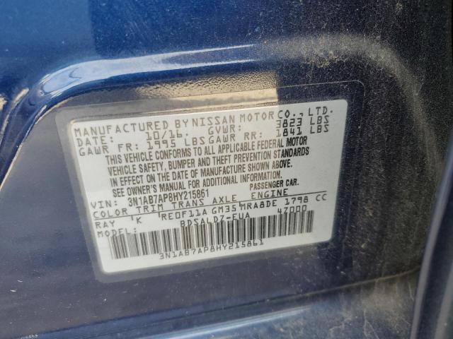 Photo 11 VIN: 3N1AB7AP8HY215861 - NISSAN SENTRA S 