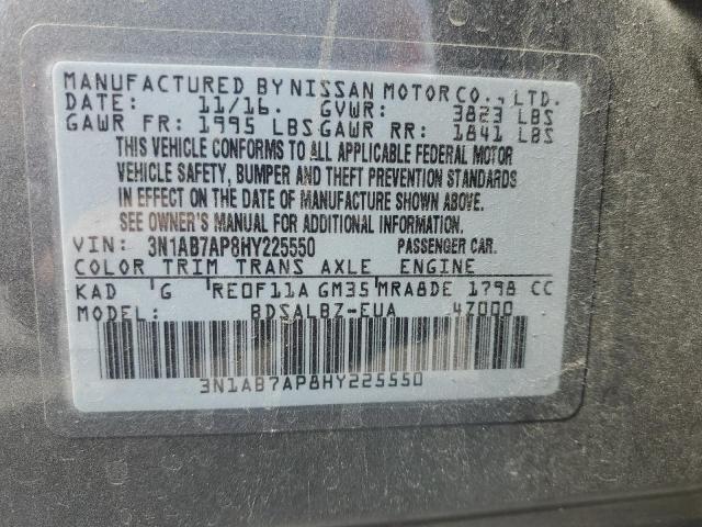 Photo 11 VIN: 3N1AB7AP8HY225550 - NISSAN SENTRA S 