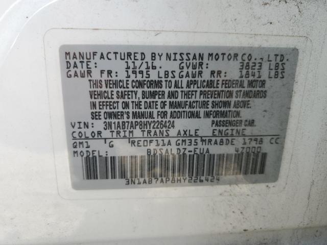 Photo 11 VIN: 3N1AB7AP8HY226424 - NISSAN SENTRA 