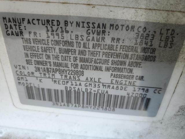 Photo 11 VIN: 3N1AB7AP8HY229808 - NISSAN SENTRA 