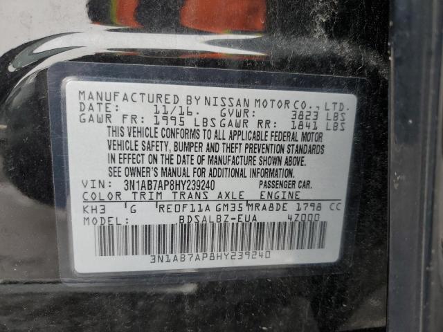 Photo 11 VIN: 3N1AB7AP8HY239240 - NISSAN SENTRA 