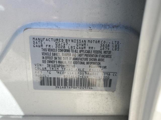 Photo 11 VIN: 3N1AB7AP8HY259746 - NISSAN SENTRA 