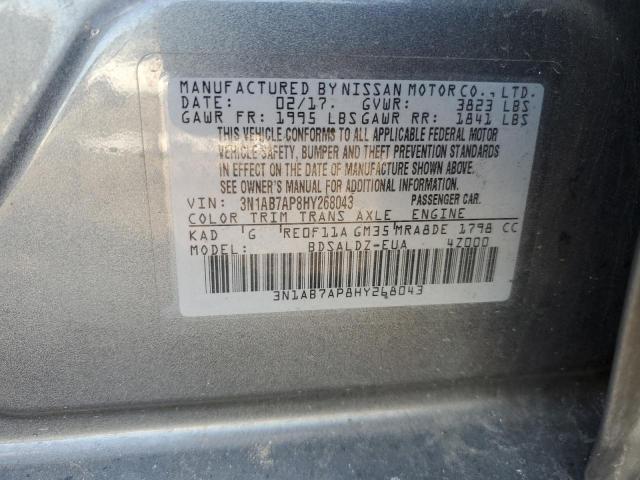 Photo 12 VIN: 3N1AB7AP8HY268043 - NISSAN SENTRA S 