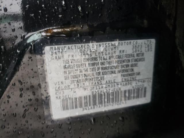 Photo 9 VIN: 3N1AB7AP8HY270245 - NISSAN SENTRA S 