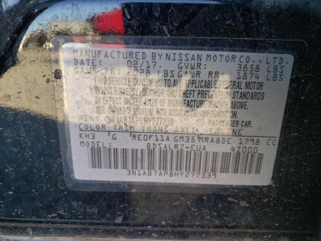 Photo 12 VIN: 3N1AB7AP8HY277339 - NISSAN SENTRA S 