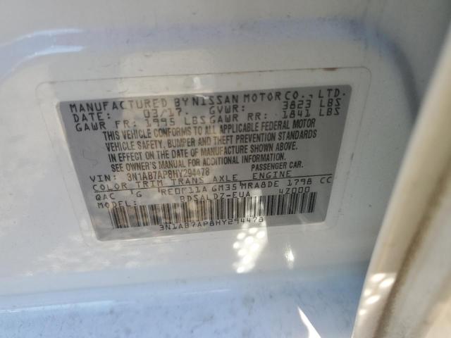 Photo 11 VIN: 3N1AB7AP8HY294478 - NISSAN SENTRA 