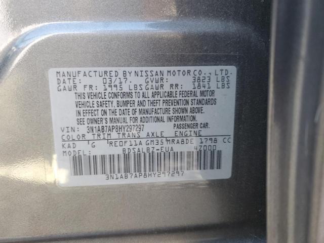 Photo 10 VIN: 3N1AB7AP8HY297297 - NISSAN SENTRA S 