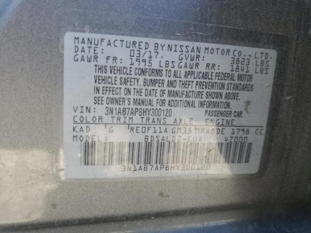 Photo 11 VIN: 3N1AB7AP8HY300120 - NISSAN SENTRA 