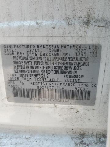 Photo 12 VIN: 3N1AB7AP8HY302112 - NISSAN SENTRA S 