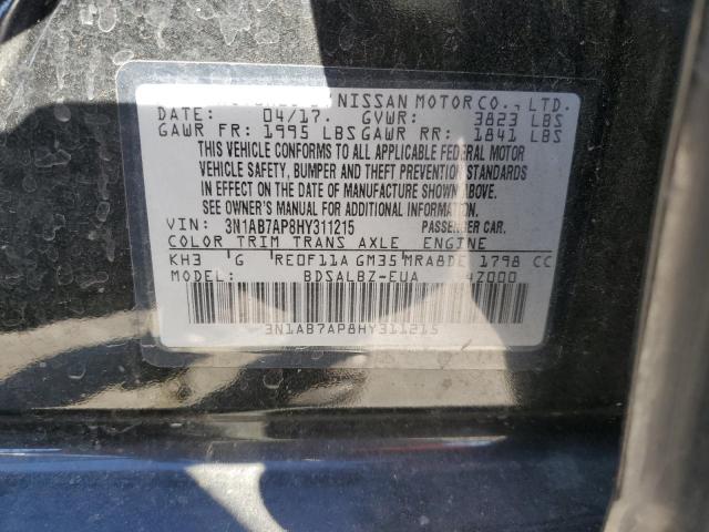 Photo 12 VIN: 3N1AB7AP8HY311215 - NISSAN SENTRA 