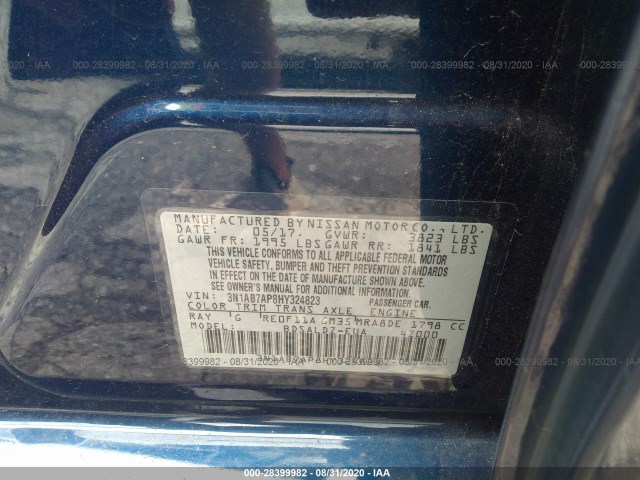 Photo 8 VIN: 3N1AB7AP8HY324823 - NISSAN SENTRA 