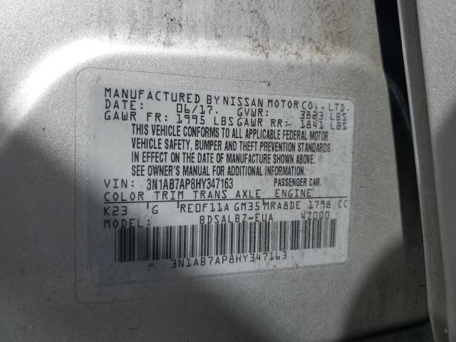 Photo 12 VIN: 3N1AB7AP8HY347163 - NISSAN SENTRA 