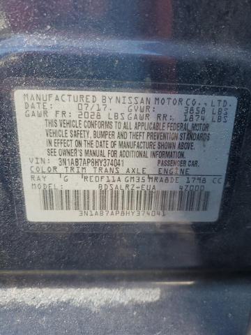 Photo 12 VIN: 3N1AB7AP8HY374041 - NISSAN SENTRA S 