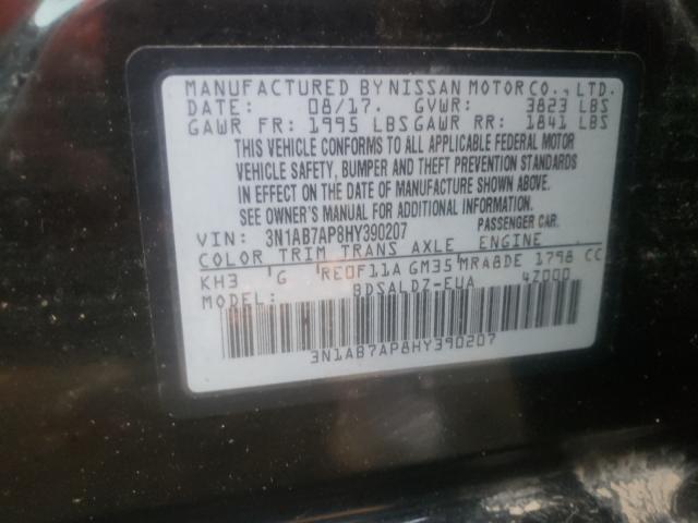 Photo 9 VIN: 3N1AB7AP8HY390207 - NISSAN SENTRA 