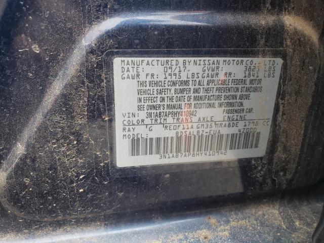 Photo 12 VIN: 3N1AB7AP8HY410942 - NISSAN SENTRA S 