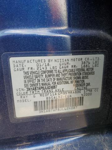 Photo 12 VIN: 3N1AB7AP8JL624087 - NISSAN SENTRA 