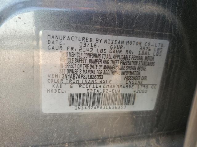 Photo 11 VIN: 3N1AB7AP8JL636353 - NISSAN SENTRA 