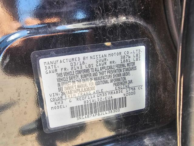 Photo 9 VIN: 3N1AB7AP8JL638300 - NISSAN SENTRA 