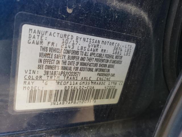 Photo 11 VIN: 3N1AB7AP8JY203571 - NISSAN SENTRA 