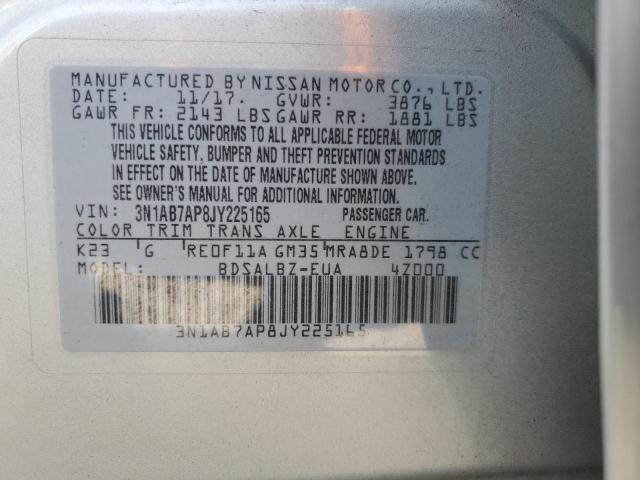 Photo 11 VIN: 3N1AB7AP8JY225165 - NISSAN SENTRA 