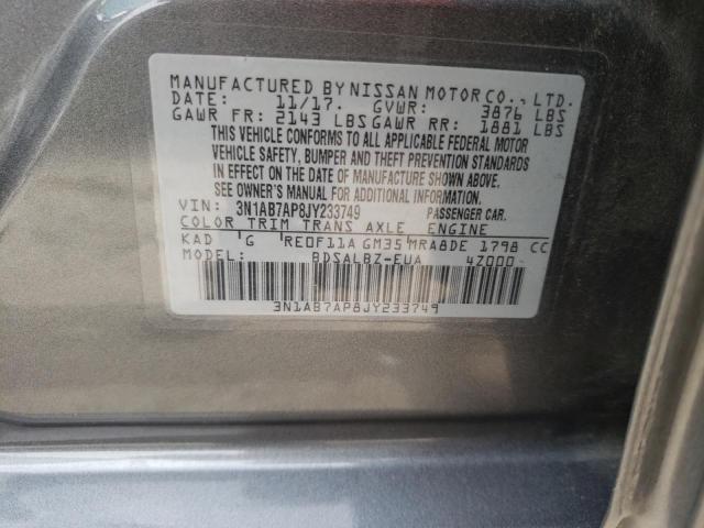 Photo 11 VIN: 3N1AB7AP8JY233749 - NISSAN SENTRA 