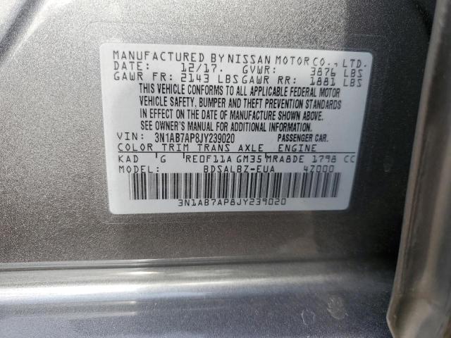 Photo 11 VIN: 3N1AB7AP8JY239020 - NISSAN SENTRA S 