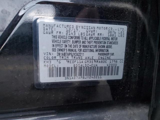 Photo 12 VIN: 3N1AB7AP8JY242211 - NISSAN SENTRA S 