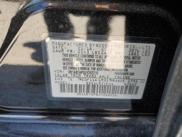 Photo 11 VIN: 3N1AB7AP8JY262216 - NISSAN SENTRA S 