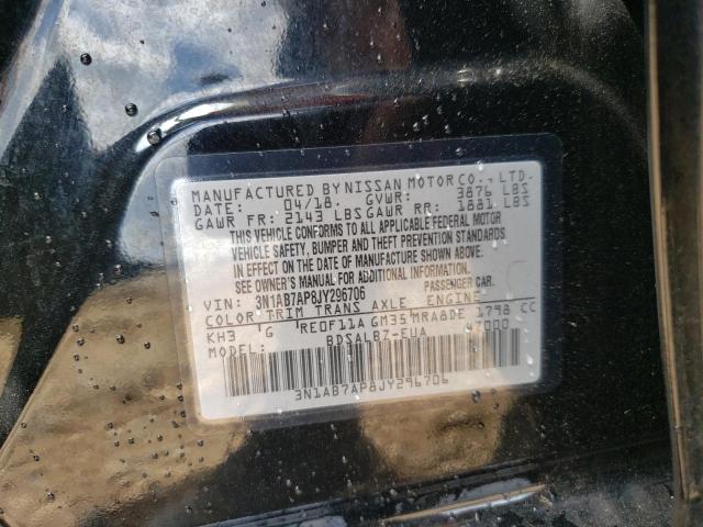 Photo 9 VIN: 3N1AB7AP8JY296706 - NISSAN SENTRA S 