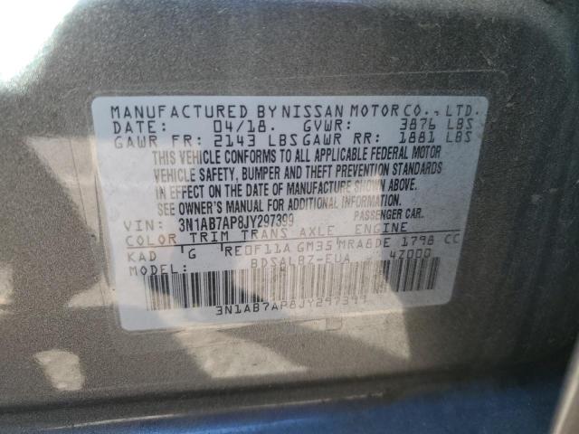 Photo 11 VIN: 3N1AB7AP8JY297399 - NISSAN SENTRA S 