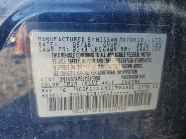 Photo 11 VIN: 3N1AB7AP8JY310958 - NISSAN SENTRA 