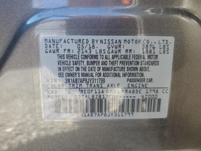 Photo 11 VIN: 3N1AB7AP8JY311799 - NISSAN SENTRA 