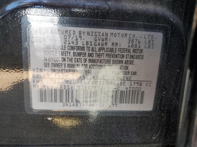 Photo 11 VIN: 3N1AB7AP8KY387699 - NISSAN SENTRA S 