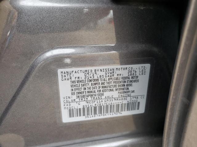 Photo 11 VIN: 3N1AB7AP8KY419096 - NISSAN SENTRA 