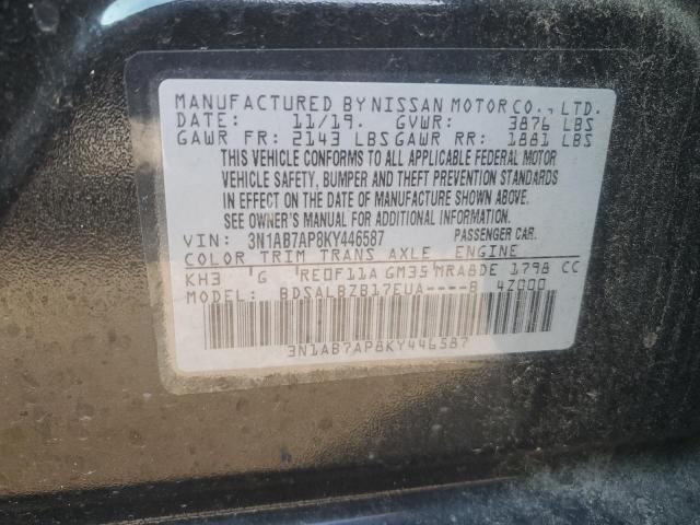 Photo 11 VIN: 3N1AB7AP8KY446587 - NISSAN SENTRA S 