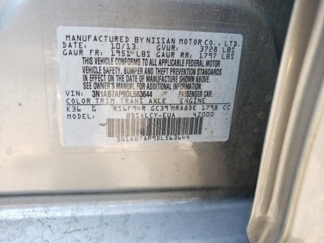 Photo 9 VIN: 3N1AB7AP9DL563644 - NISSAN SENTRA S 