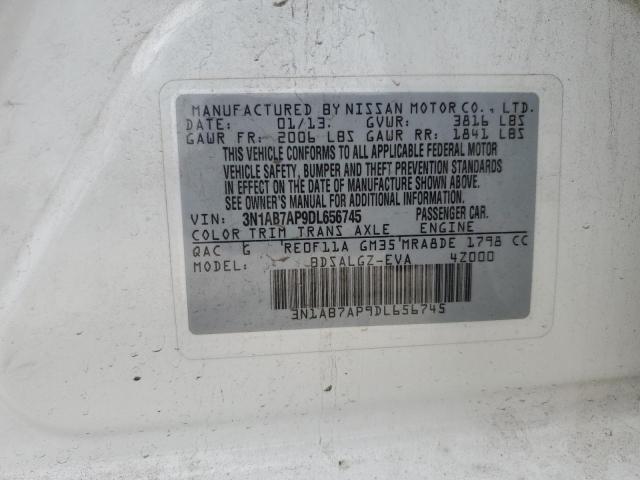 Photo 11 VIN: 3N1AB7AP9DL656745 - NISSAN SENTRA S 